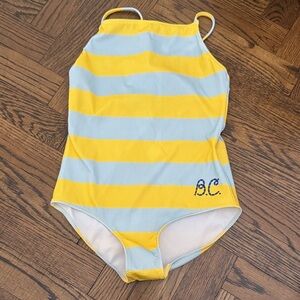 Bobo Choses Yellow and White Striped Apparel
